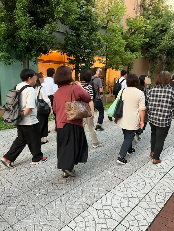 全員でウォーキング①